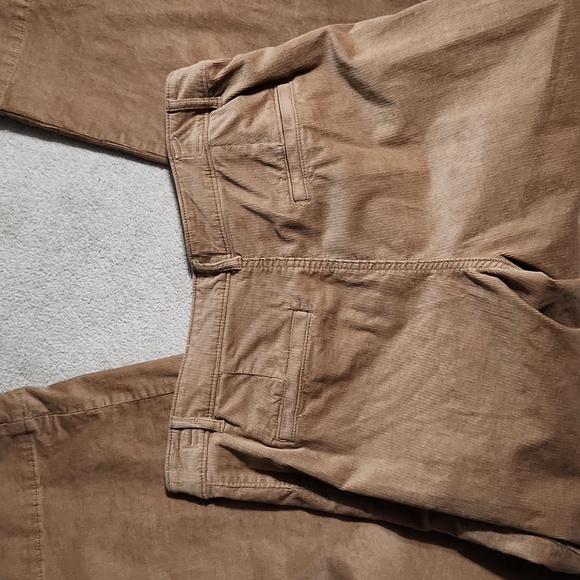 Loft Palmer Wide Leg Pants in Brushed Corduroy Cashew Crunch - 12 - Picture 7 of 10